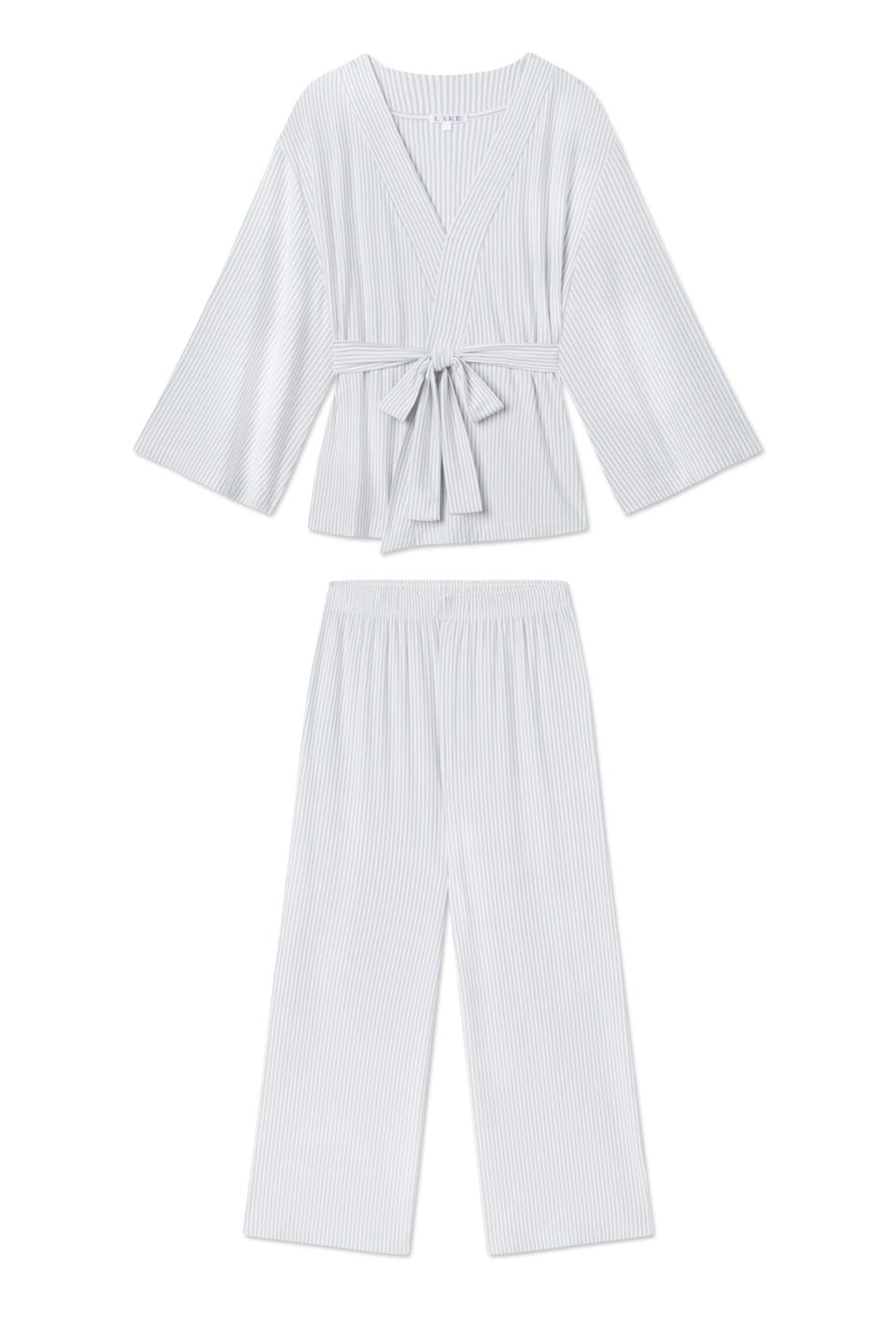 DreamModal Kimono Pajama Set in Fog