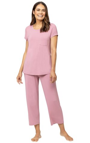 Consciously Cozy Short Sleeve Capri Pajama